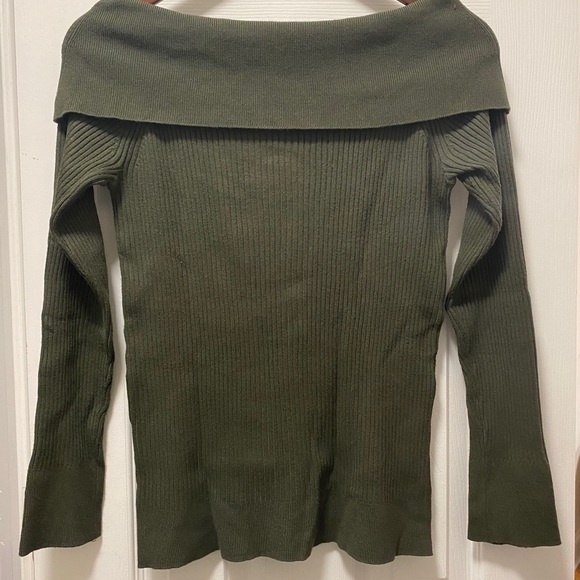 The Limited Sweaters - The Limited Off The Shoulder Sweater